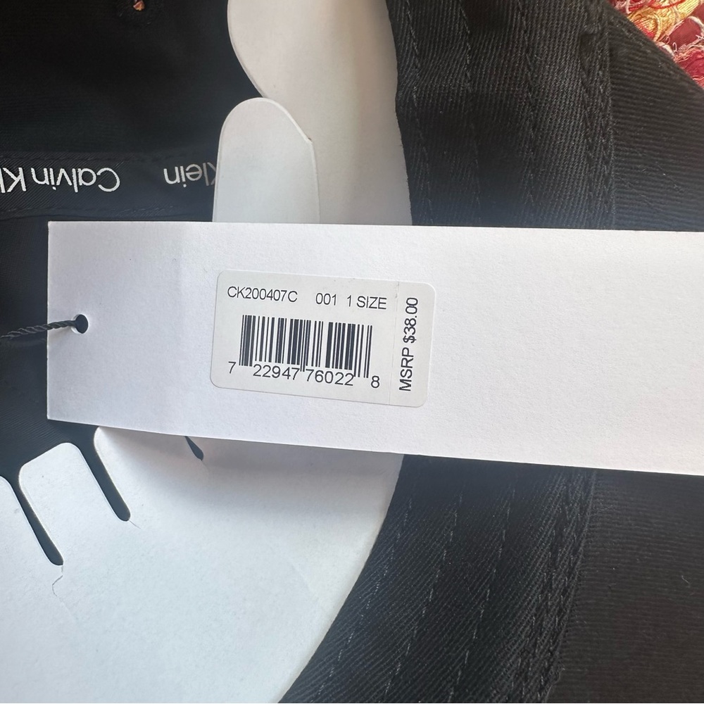 Calvin Klein Black Adjustable Cap - Picture 6 of 6